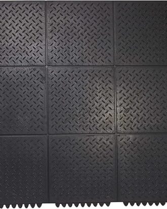 Checker interlocking Gym Mats 3’x3’x12mm