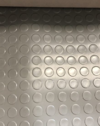 Coin Design Gray Colour Rubber Flooring Rolls