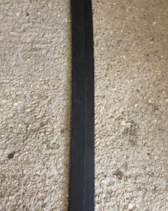 EDGE STRIP INTERLOCKING GYM MATS 3ft long female edging black colour