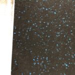 Rubber Gym Flooring Rolls blue colour 1.25mx 5mx10mm