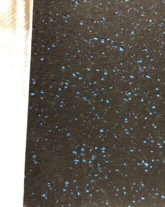 Rubber Gym Flooring Rolls blue colour 1.25mx 5mx10mm