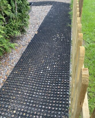 Rubber Grass Protection Mats Gateway/ Footpath mat 10.5m long and 1m wide