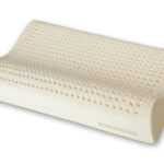 Natural latex premium bed pillow Orthopedic Head Neck Support Contour size 58x38