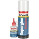 Soudal Mitre Kit – Superglue & Activator (200ml + 50g)