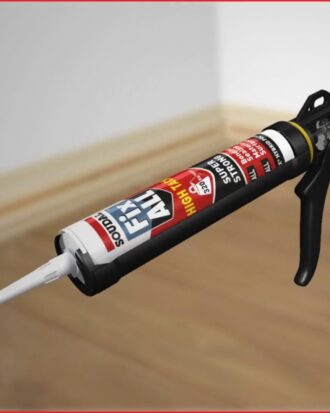 Soudal Fix ALL High Tack – Black (290ml) | Super Strong Adhesive & Sealant