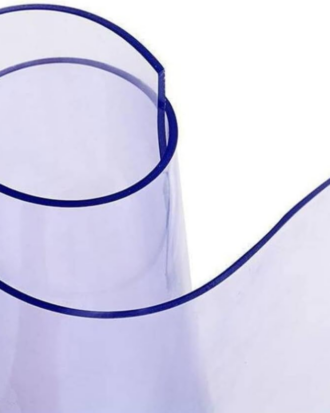 Heavy Duty 4mm PVC Clear Sheet One Meter Width For Horsebox Partitioning