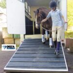 Horse Trailer Ramp Mat – 2.4m x 2.4m | Anti-Slip Rubber Mat