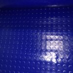 PVC Rubber Sheet Coin Top Design In Blue Colour