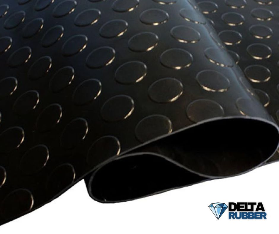 Penny Studded Rubber Sheet – 2m Wide x 5mm Thick (Up to 10m Length) - Image 5