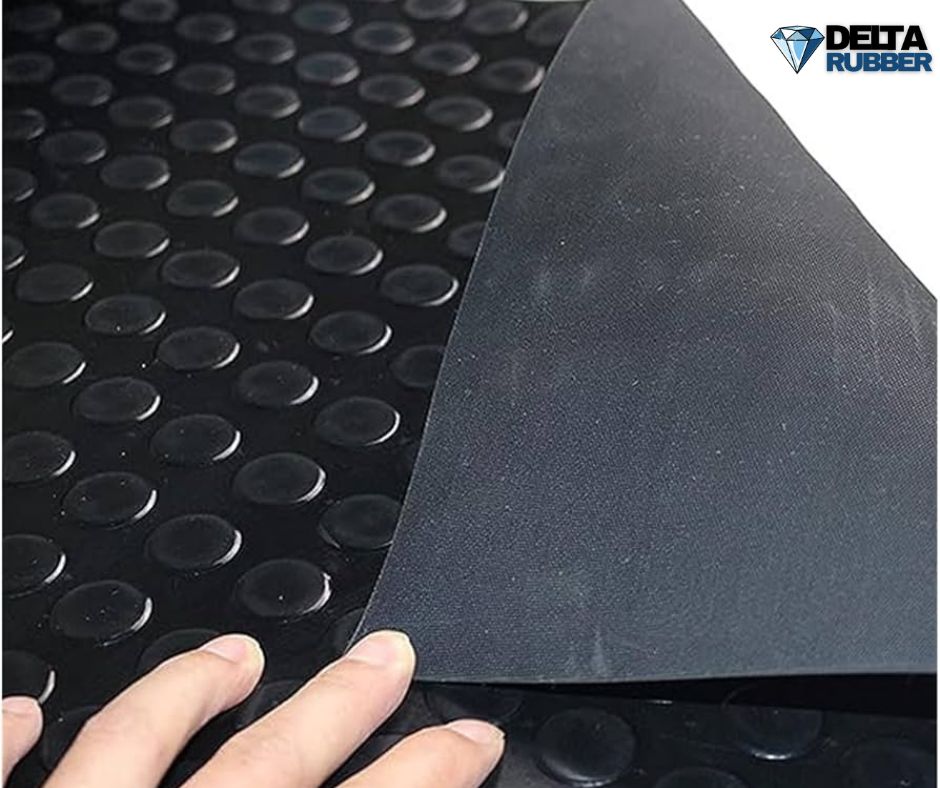 Penny Studded Rubber Sheet – 2m Wide x 5mm Thick (Up to 10m Length) - Image 7