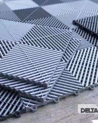 Vented Durable Modular Interlocking Flooring Tiles - Garage, Showroom, Outdoor