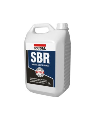 Soudal SBR Bonding Agent 5L – Industrial Cement Mix Enhancer for Screeds, Renders, and Mortars