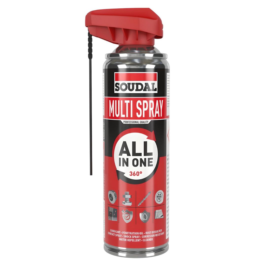 Soudal Multi Spray All-In-One 300ml – Lubricant, Cleaner & Rust Remover