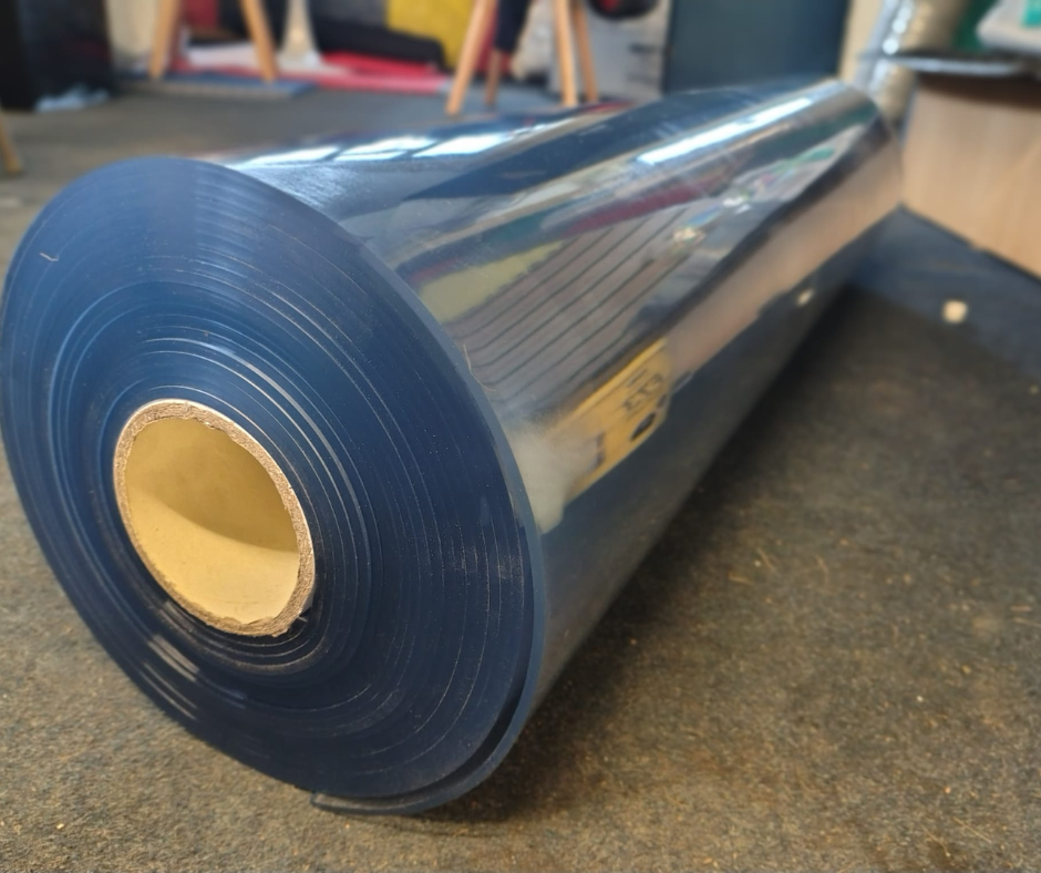 Heavy Duty 4mm PVC Clear Sheet One Meter Width For Horsebox Partitioning - Image 2
