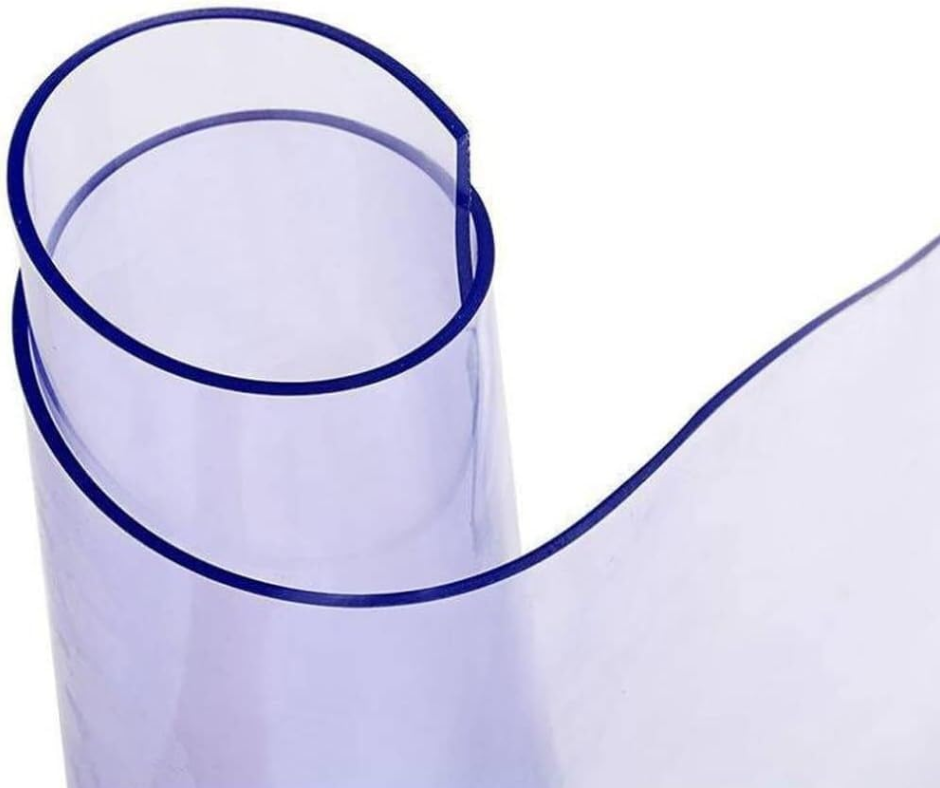 Heavy Duty 4mm PVC Clear Sheet One Meter Width For Horsebox Partitioning