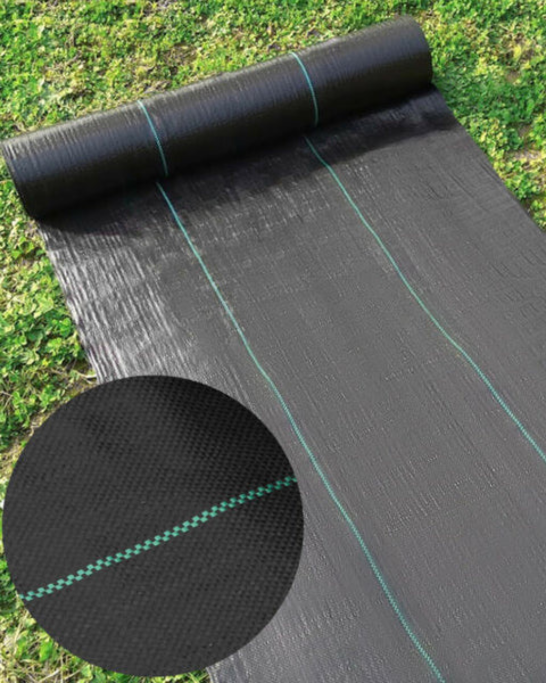 Heavy Duty Weed Control Membrane 108cm x 50m Ground Cover Roll - Image 5