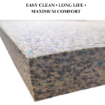 Latex Cow Mattress 1M x 1M x 40MM – Heavy Duty Dairy Farm Bedding Non-Slip