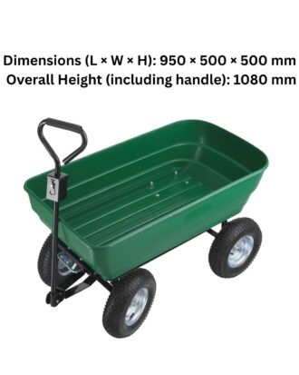 Heavy Duty 75L Garden Dump Cart