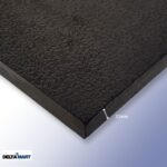EVA Foam Gym Mat Black 22mm | Amoebic Design Non-Slip Exercise & Yoga Mat 6ft x 4ft