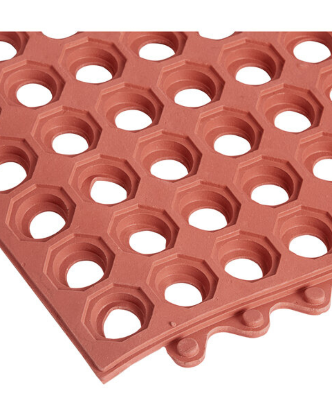 3ft x 3ft x 12mm Hollow Rubber Interlocking Industrial Mat – Anti-Slip Drainage Floor Mat