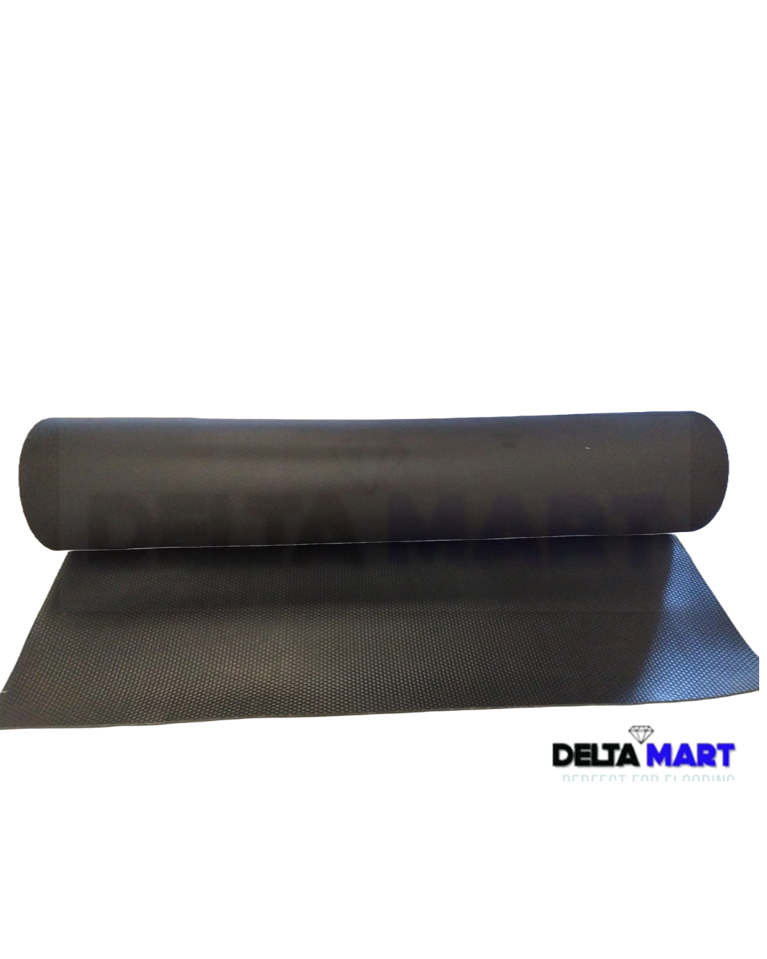 2m Wide x 8mm Nylon Inserted Rubber Flooring Roll – Heavy Duty Reinforced Rubber Matting