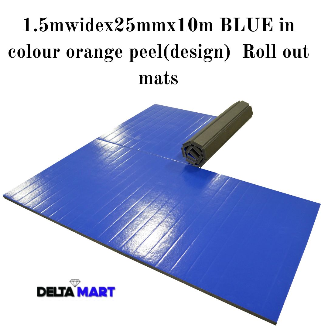 25mm Rubber Roll Out Gym Mat 1.5m x 10m | Martial Arts Flooring