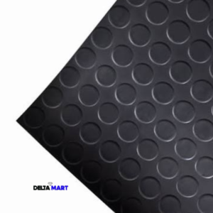 1.2m Wide × 3mm × 10m Coin Top Rubber Flooring Roll