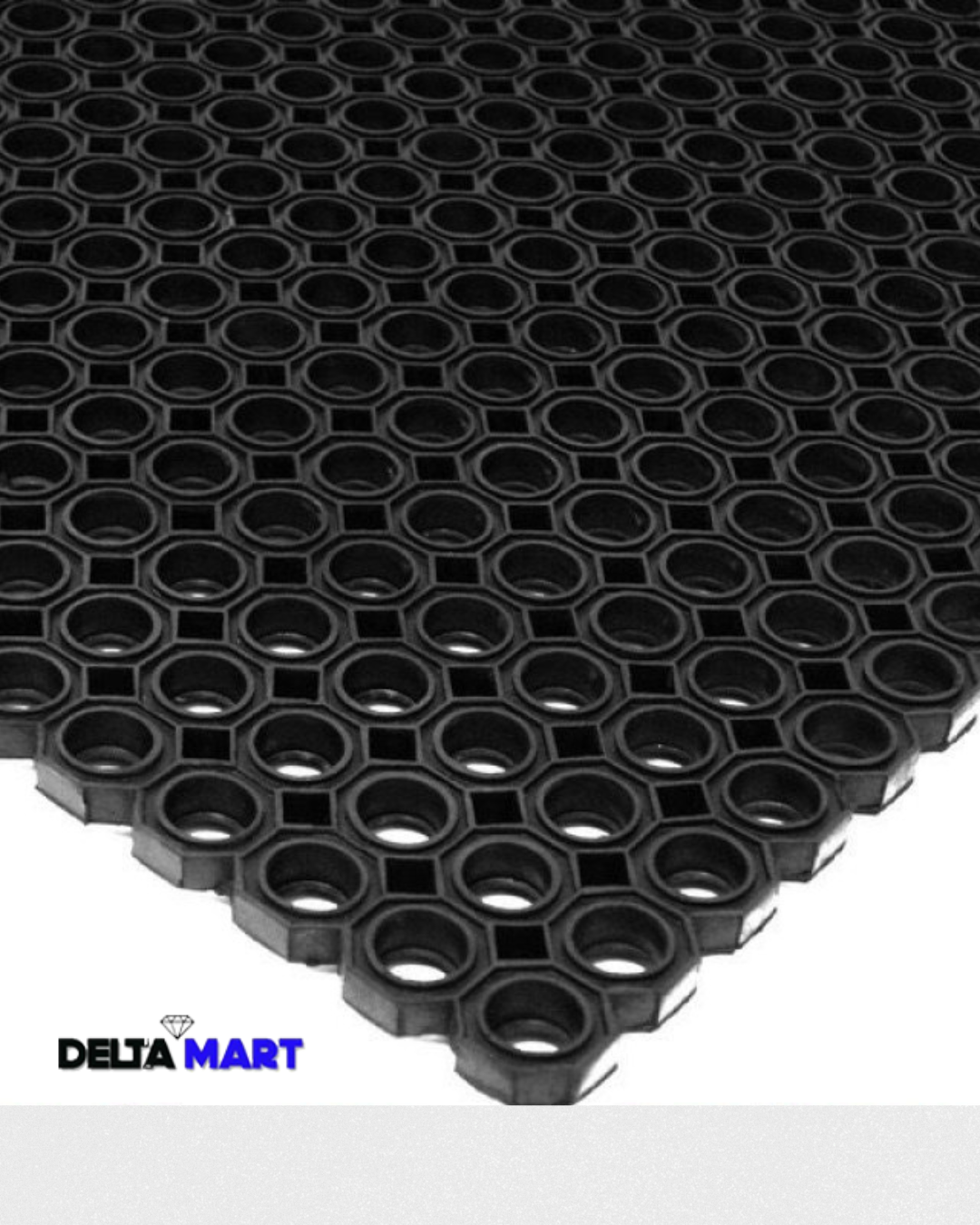 Hexagon Super Strong Rubber Mat grass protection 100x150cmx23mm