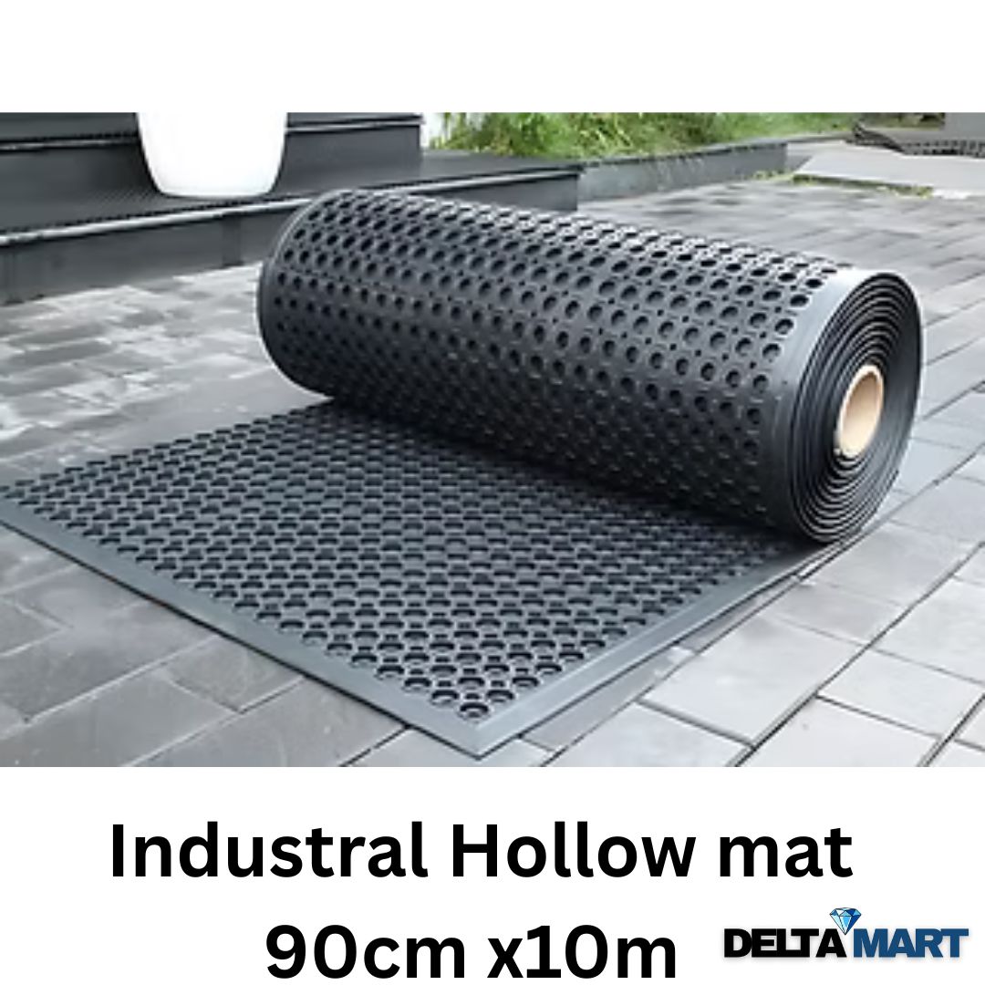 90cm Wide x 12mm x 10m Heavy Duty Industrial Rubber Matting Roll – Commercial & Workshop Flooring