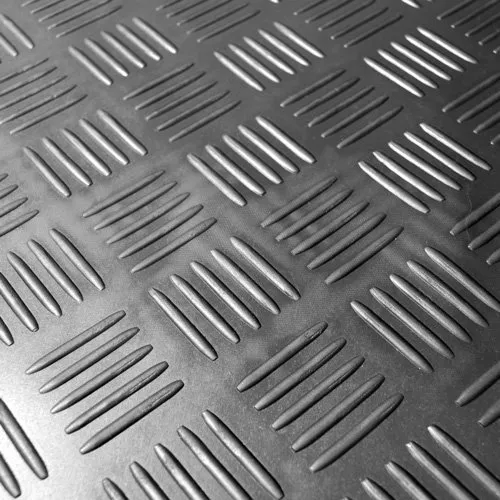 1.8m Wide 5-Bar Checker Rubber Flooring Roll – 3.5mm Thick – 1m to 10m