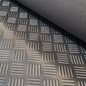 5Bar Checker Rubber Flooring Rolls 1.2m wide x 10m long