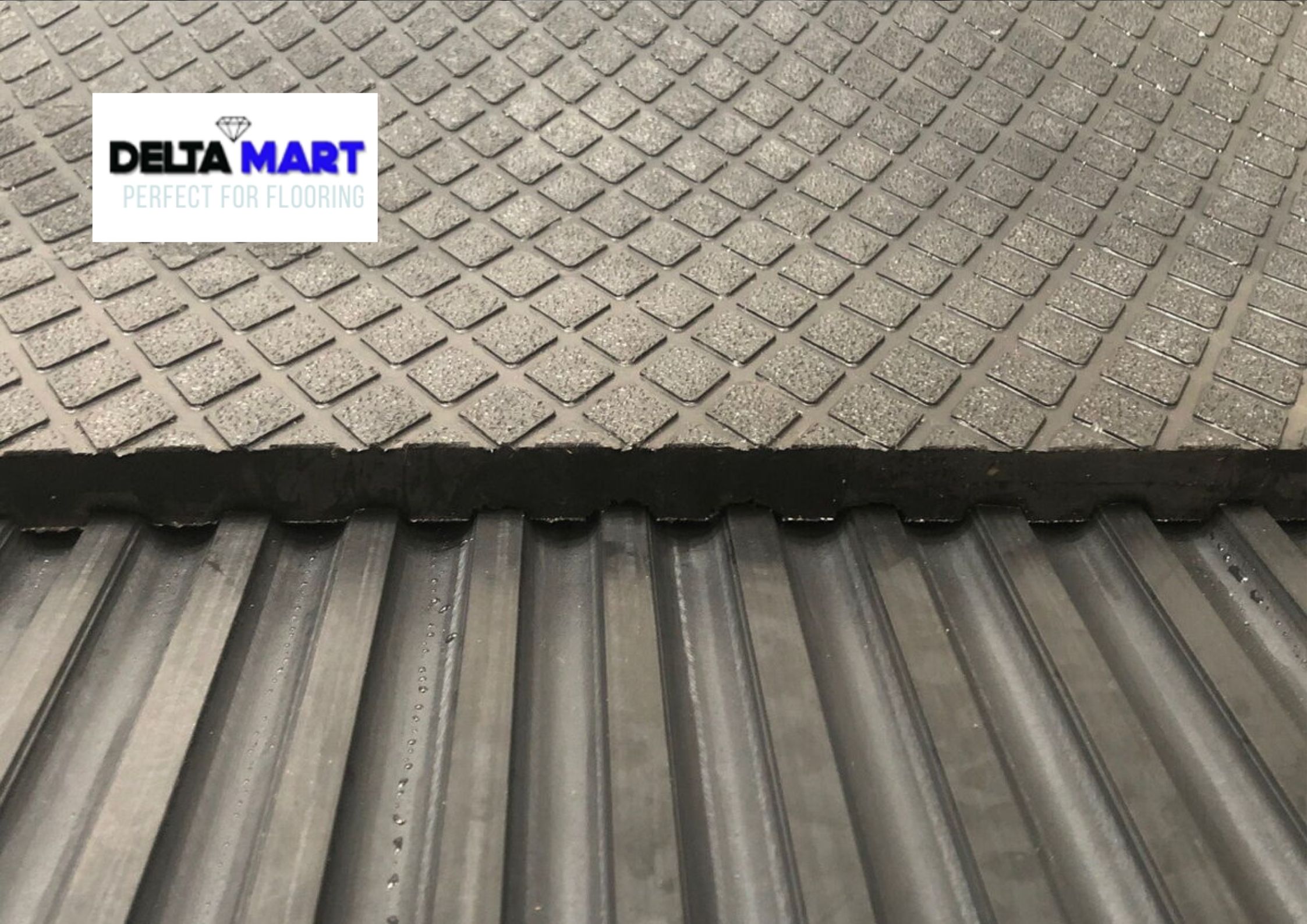 Diamond design heavy duty rubber stable/ horse mat 6ftx4ftx18mm