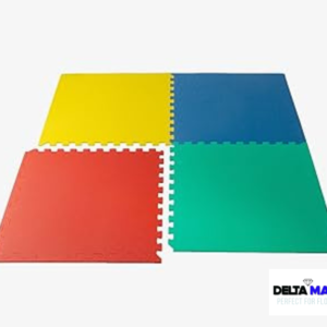 10mm EVA Foam Mats 60cm x 60cm Interlocking Floor Tiles for Kids Play Areas, Martial Arts & Fitness