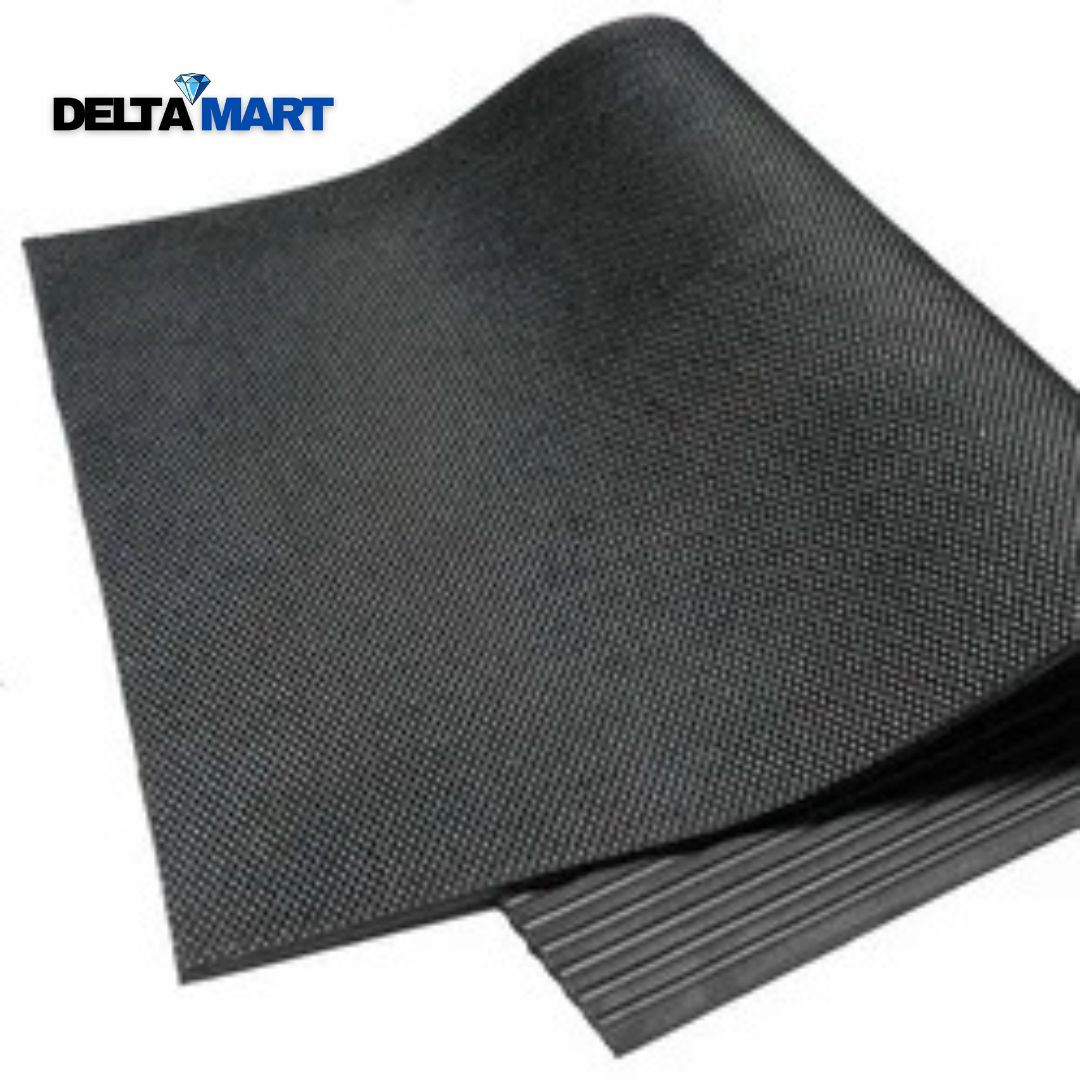 Heavy Duty Rubber horse stable horsebox mat 6ftx4ft 18mm hammer top design