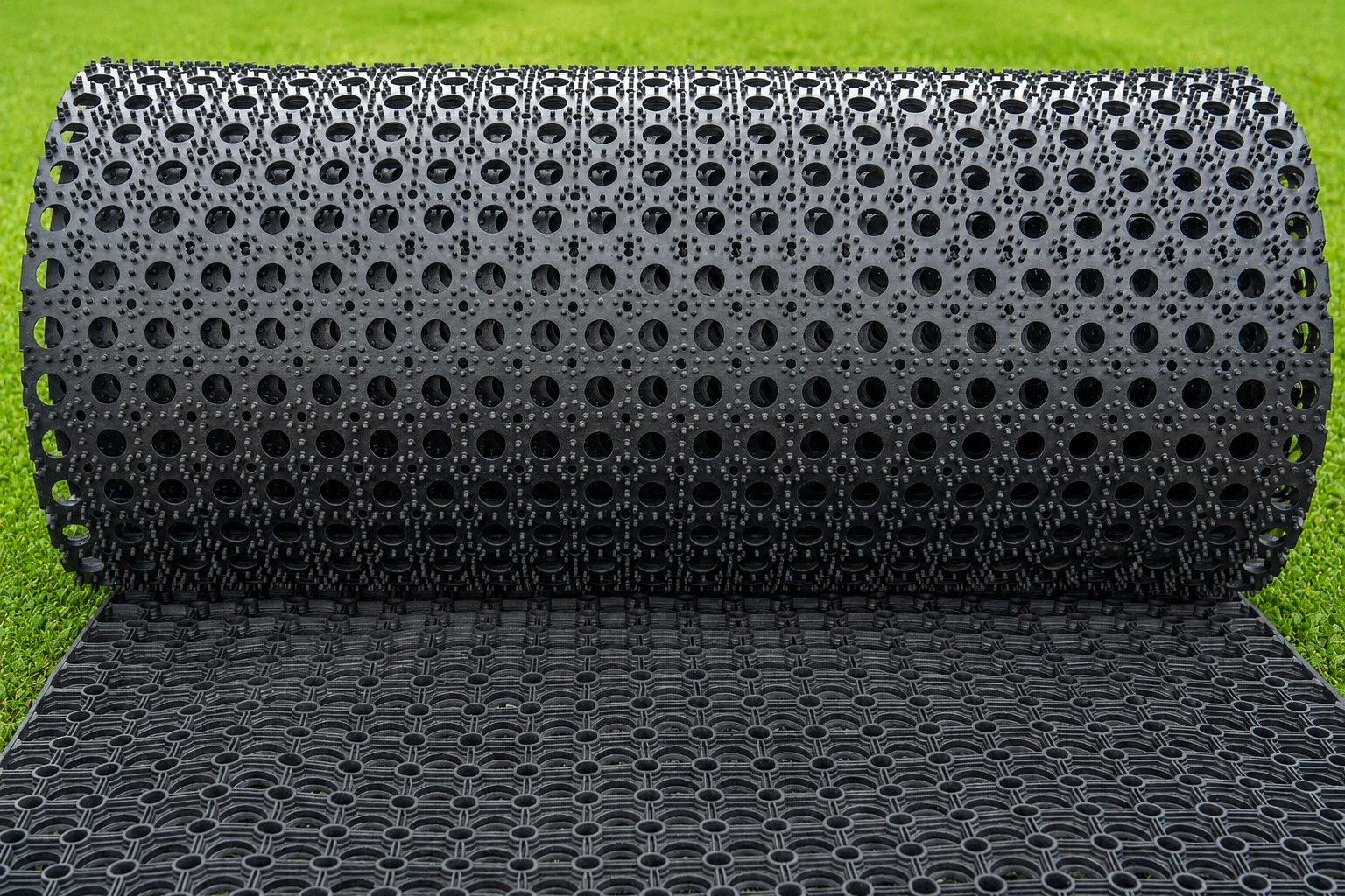 Rubber Grass Protection Mat Roll 1m x 10.5m x 22mm