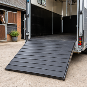 Rubber Rubber Horse Box Trailer Ramp Mat 2.4m longx2.4m wide