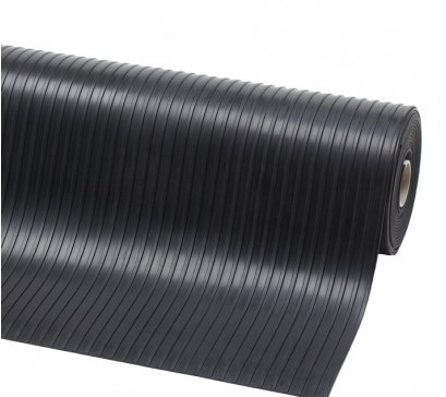 Wide Ribbed Rubber Roll