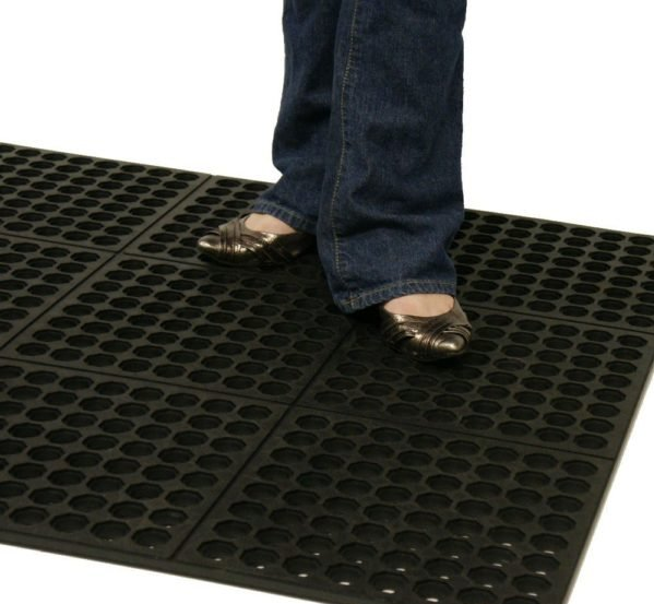 Interlock Rubber Kitchen Mats/ Industrial mat 3'x3'