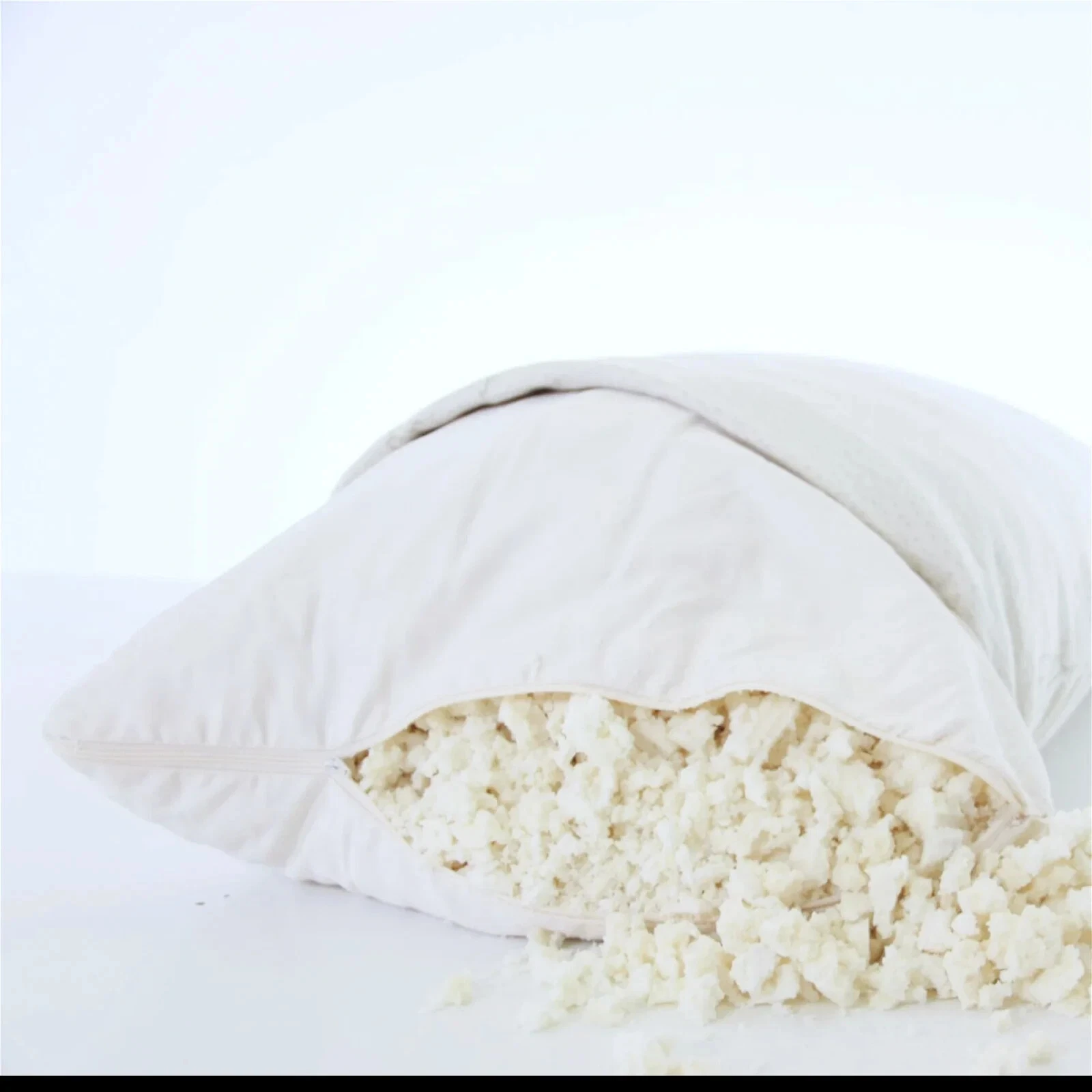Premium Shredded Natural Latex Pillow 60x40cm – Adjustable & Breathable Support - Image 3