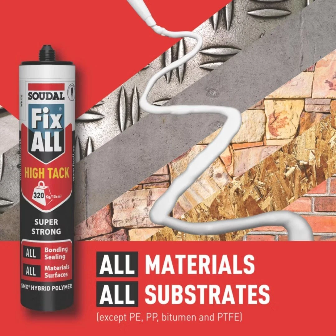2x Soudal Ice White Stay Fresh Premium Sanitary Silicone Anti-Mould Sealant 290m - Image 2